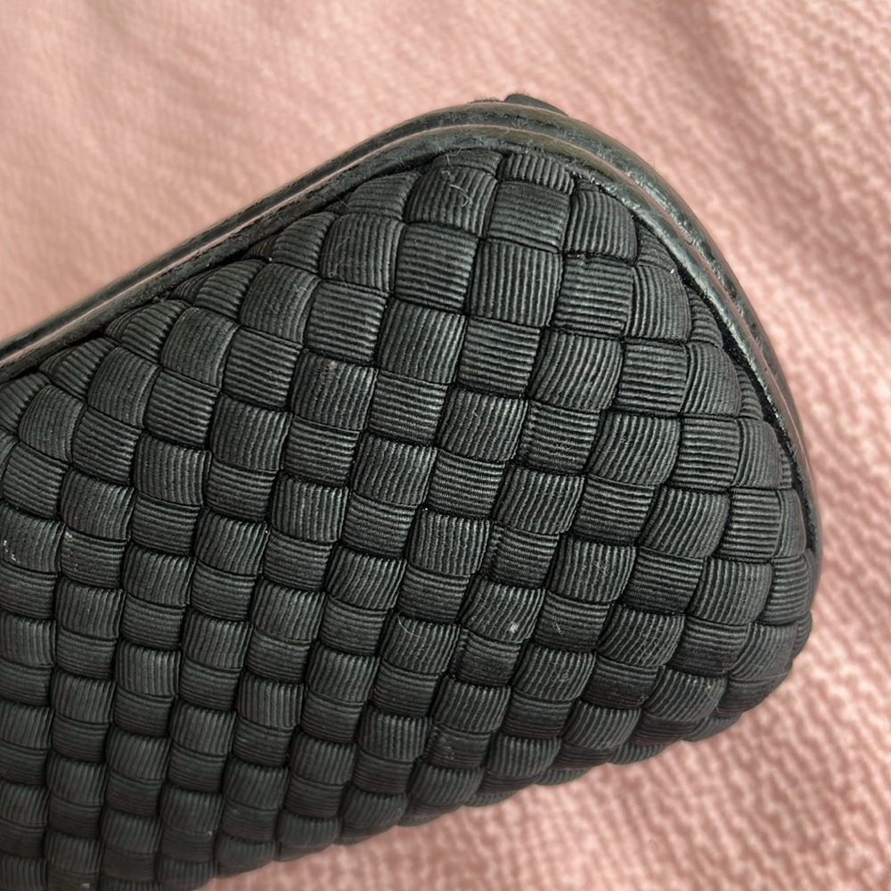 Bottega Veneta pochette knot silk snakeskin clutch black - Picture 8 of 11